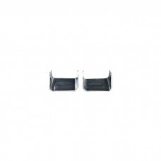 1970-1973 Corvette Exhaust Bezels Stainless Steel