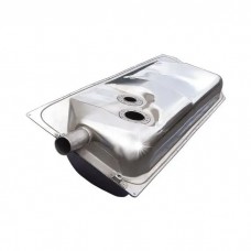 Gas Tank Assembly - 15.5 Gallon - Stainless Steel - Ford Late 1937-40 Passenger