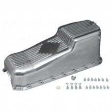 1970-1979 Camaro Engine Oil Pan, Small Block, Polished Cast Aluminum