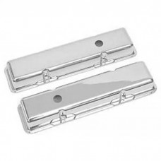 Camaro Valve Covers, Small Block, Short, Chrome, 1970-1985