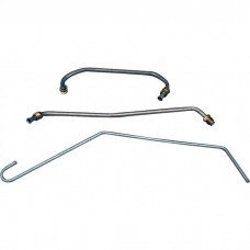 Camaro Fuel Pump To Carburetor Fuel Line Set, 396ci/325hp &396ci/350hp, Steel, 1970