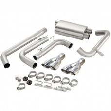 Camaro Exhaust System, Power-Pulse, With Pro-Series 3-1/2" Tips, LT1 Single Cat, CORSA, 1993-1995