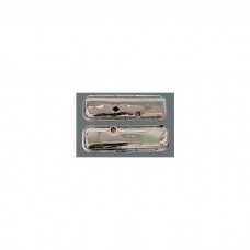 Camaro Valve Covers, Big Block, Chrome, With Power Brake Booster Dent, 1967-1972