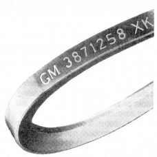 Camaro Air Conditioning Belt, 396ci, For Cars With Manual Transmission, 1969