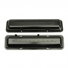 1965-66 Chevy C10 Truck Valve Covers With Chevrolet Script, Small Block