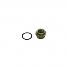 Camaro Carburetor Fuel Inlet Nut & Gasket, Holley, 1967-1969