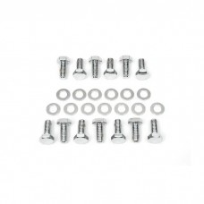 Camaro Automatic Transmission Oil Pan Bolt Set, Chrome, 1967-1969
