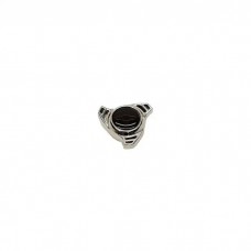 Camaro Air Cleaner Cover Wing Nut, Spinner Shape, Small Bowtie Logo, Chrome, 1967-79