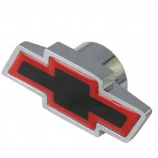 Camaro Air Cleaner Cover Wing Nut, Bowtie Logo Shape, Large, Chrome, 1967-85