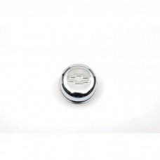 Camaro Air Breather Cap, Valve Cover, Bowtie Logo, 3" Diameter, Push-In, Chrome, 1967-92