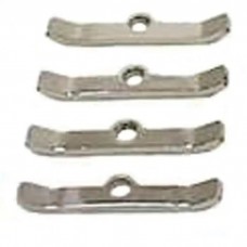 1967-1986 Camaro Valve Cover Retainer Set, Small Block, Chrome,