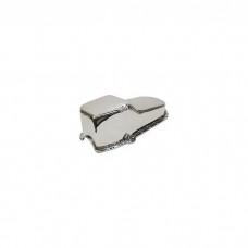 Oil Pan, Small Block, Chrome, 1967-69