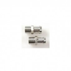 Camaro Heater Hose Fitting Set, Big Block, 1967-74 & 1969-74 Small Block, Hex Head, Stainless Steel, 1967-74