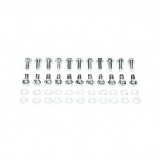 Camaro Oil Pan Bolt Set, Big Block, Bowtie Stamped, Chrome,1967-69