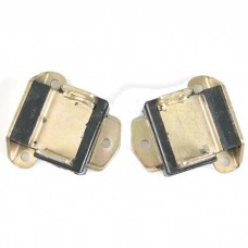 Camaro Motor Mount Set, Small Or Big Block, 1967-1968, 307 & 327ci, Black, Polyurethane, Prothane, 1969