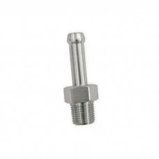 Camaro Intake Manifold Vacuum Port Fitting, 1/4" Bayonet, Stainless Steel, 1967-1969