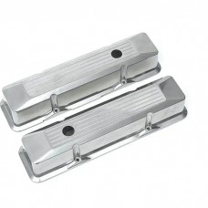 1967-1986 Camaro Polished  Aluminum Valve Covers, Tall, Small Block
