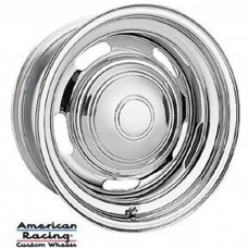 Camaro Rally Wheel, 14 x 6, Chrome, American Racing, 1967-1969