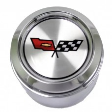 Camaro Wheel Center Cap, Chrome, With Emblem, For Cars With Aluminum Wheels, 1982