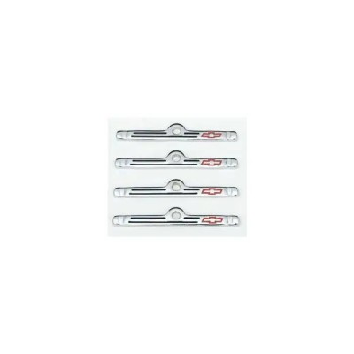 Valve Cover Clamps,Chrome,w/Bowtie,67-85