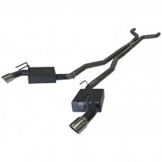 Camaro Flowmaster Dual Exhaust System, American Thunder, 3"Cat-Back, Loud, V8, W/O Ground Effects, 2010-2013