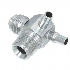 Intake Manifold Vacuum Fitting, Power Brake Booster, Threaded Port, With 2 Extra Vacuum Ports, 1967-1970