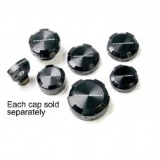 2010-2013 Camaro Washer Reservoir Cap Black Billet Aluminum With Name