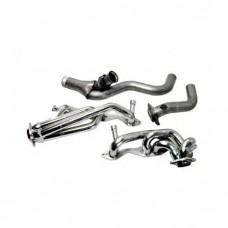 Camaro LT-1 BBK Single-Cat Shorty 1-5/8" Chrome Exhaust Header Kit W/Y-Pipe, 1994-1995