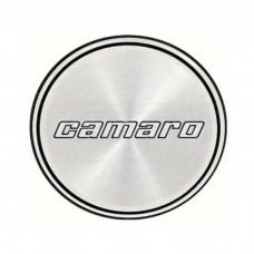 Camaro Hub Cap Insert, Base Model, Black And Black Rings, Second Design, 1980