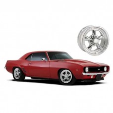 Camaro Polished Fuel Wheel, 15x8, 5x4 3/4 Pattern, 1967-1981