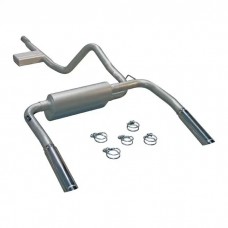 Camaro Flowmaster American Thunder Dual Exhaust, Cat Back System, Aluminized Steel. 3.8L, 1998-2002