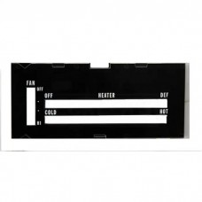 Camaro Heater Control Lens, Without Air Conditioning, 1973-1979