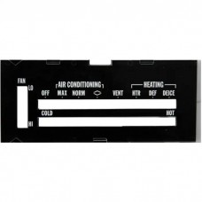 Camaro Heater Control Lens, With Air Conditioning, 1970-1972