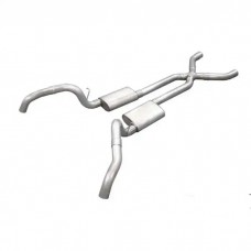 Pypes Street Pro Exhaust With X Pipe, 3", 1967-1969