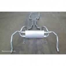 Rick's Camaro - Exhaust System, Original Style, Big Block, With Polished Tips & Resonators, 1969