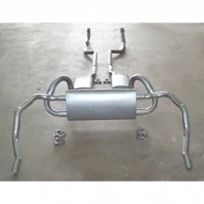 Rick's Camaro - Exhaust System, Z28,With Polished Tips And Resonators, 1969
