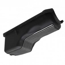 Rick's Camaro - Oil Pan, Big Block, Black Finned Aluminum