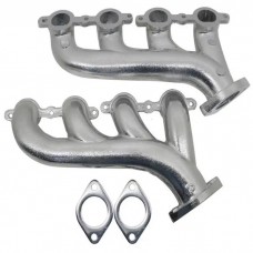 GM LS Engine Swap Exhaust Manifolds, Silver