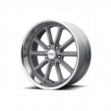 American Racing VN507 Rodder Vintage Silver W/ Diamond Cut Lip Wheel,17X7