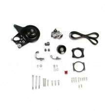 Hydraulic Power Steering Add-on System for LT4 Wet Sump Engines- Black Finish