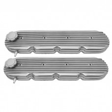Chevy LS Polished Fined Valve Cover