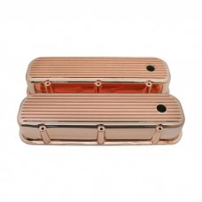 1967-1995 Camaro  Big Block  Tall Aluminum Valve Covers - Finned - Copper