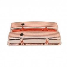 1967-1986 Camaro Small Block  Valve Covers - Finned - Copper