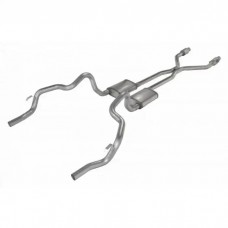 1975-1981 Camaro  2.5" Crossmember Back w/ Hpipe Exhaust System  with Turbo Pro Muffler