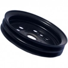 Chevy Crankshaft Pulley, Double Groove, 1955-1957