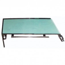 Full Size Chevy Door Glass Assembly, Left, Green Tinted, Impala Hardtop, 1962-1964