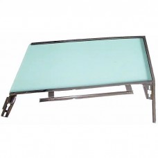 Full Size Chevy Door Glass Assembly, Right, Green Tinted, Impala Hardtop, 1962-1964