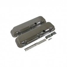 Chevy Big Block Valve Covers, OE Style Polished Aluminum, 1965-1995
