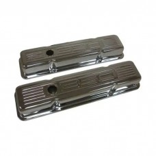 Valve Covers,S/B,Chrome,350 Logo,Tall,1958-1986