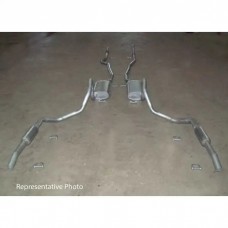 Late Great Chevy - Dual Exhaust System, Small Block With Resonators, Except Station Wagon, 1969-1970
